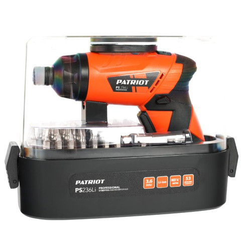 Отвертка аккумуляторная PATRIOT PS 236Li, 3,6V (*10)