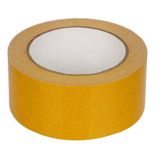 Скотч двухсторонний СИБРТЕХ на тканевой основе 50 мм х 25 м (888135)