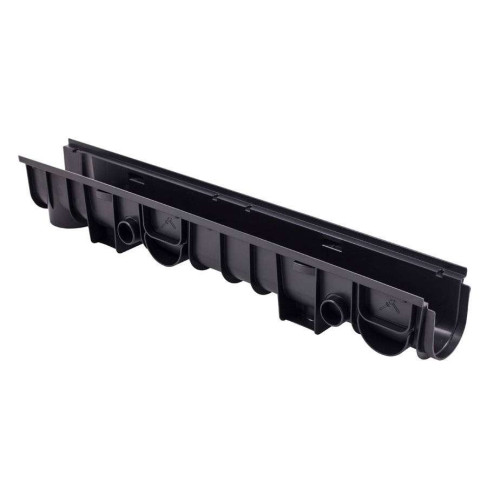 АЛЬТА ДС канал водоотводной 110 (черный) 1,015*0,138*0,150 м.