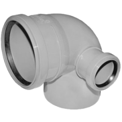 Отвод кан. внутренний РТП ф 110/50х90° правый