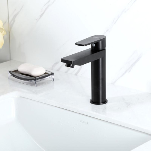 Смеситель для умывальника FRAP F10201-6 чёрный