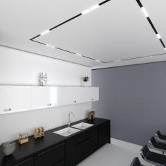 Светильник трековый ES Slim Magnetic WL02 85008/01 12W 4200K черный(*1)