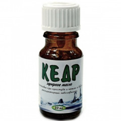 Мaсло эфирное 10мл Кедр