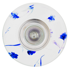 Свет. точ. FT794 MR16 хром/белый/цветы(*1)