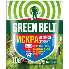 Инсектицид GREEN BELT Искра Двойной Эффект от насекомых вредителей 10г (43581)