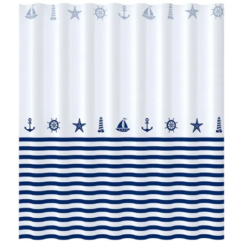 Шторка для ванной РЫЖИЙ КОТ SC-PE-38 180x180cм 12 колец (769236)