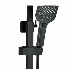 Душевая стойка EVA GOLD FS02B-PVD чёрная, нержавейка