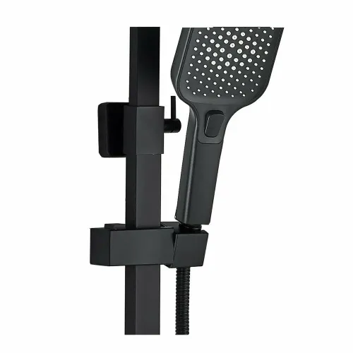 Душевая стойка EVA GOLD FS02B-PVD чёрная, нержавейка