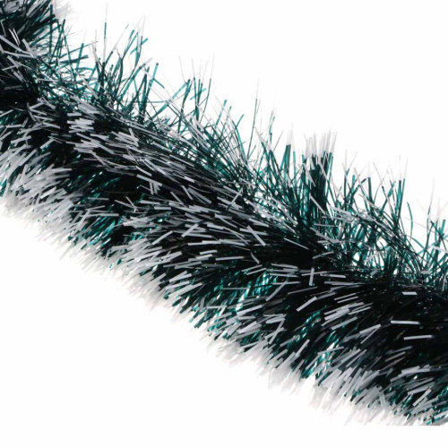 Мишура СНОУ БУМ (377-628) 200х11см, ПВХ, зеленая с белыми кончиками