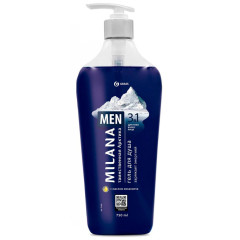 Гель для душа MILANA MEN таинственная арктика 750мл (125460)