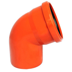 Отвод кан. наружний РЫЖИЙ РТП ф 110х67°