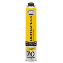 Пена монтажная KRASS ULTRAFLEX 70 Supreme всесезонная 890мл (0005282)