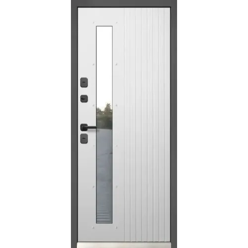 Дверь метал. Luxor Termo Рейка Стеклопакет (2050*860, Левая)