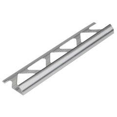 Раскладка под плитку 7-8мм наруж. 2,5м Серебристый (25шт) НП8 081