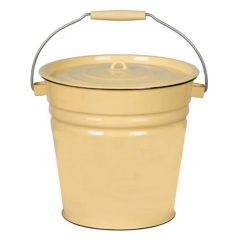 Ведро эмаль 12л с крышкой 2с28 без рисунка Северсталь