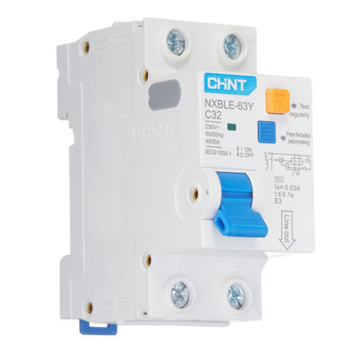 Дифференциальный автомат 2-пол. 32А С 30мА NXBLE-63Y (R) CHINT 105545