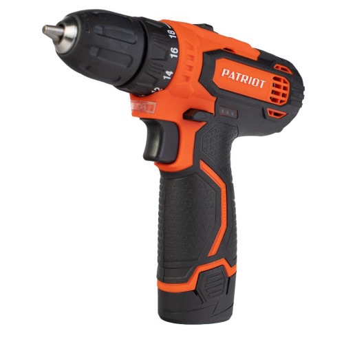 Шуруповерт PATRIOT BR 119Li, 12В, 2Ач, две батареи (*15)