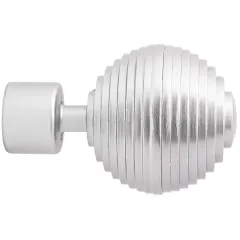 Карниз Ле-Гранд кованный твист 2,4м (1ряд) D25/19/(16) серебро мат, Дюна