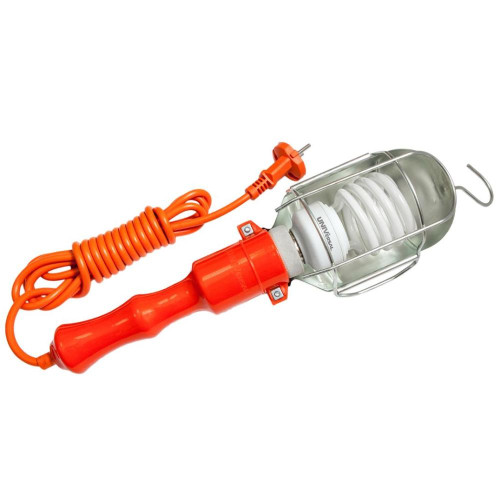 Светильник-переноска (ЛН) 25м Е27 230В IP20 метал. реш.+ выкл.