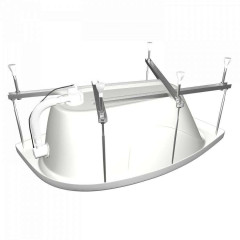 Ванна акриловая ТРИТОН Изабель правая на раме