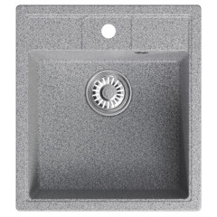 Мойка комп. MIXLINE ML-GM28 450х500x190мм, темно-серая (309), сифон