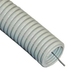 Труба ПВХ гофр. с протяжкой ф 40мм ДКС (20м)(78626)