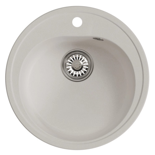 |Мойка комп. MIXLINE ML-GM11 500х180мм, круглая ультра-белая, сифон