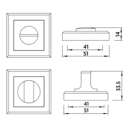 Фиксатор BUSSARE WC-30 BLACK (17064)