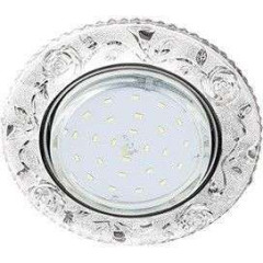 Свет. точ. ECOLA LD7071 GX53 Розы проз./хром FT53CREFB(622590)