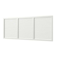 Радиаторная вентиляционная решетка из ПВХ П60150Р бел.