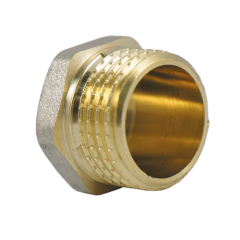 Заглушка латунная ф 1 1/2