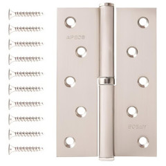 Петля врезная APECS 120*80-В-Steel-NIS-R никель (8430)