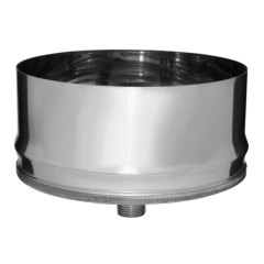 Дымоход конденсатоотвод внутренний 0,5мм Ф210 для сэндвича нержавеющая сталь (Феррум)