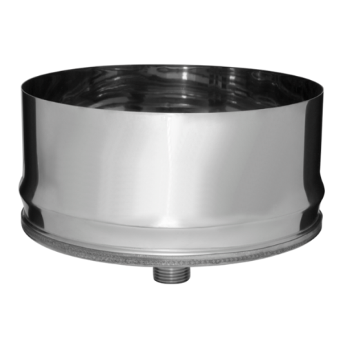 Дымоход конденсатоотвод внутренний 0,5мм Ф210 для сэндвича нержавеющая сталь (Феррум)