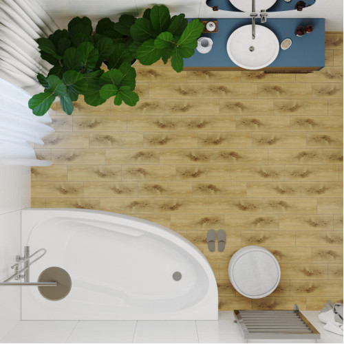 |Ванна акриловая 1ACREAL Мадрид 170х95см на раме, левая