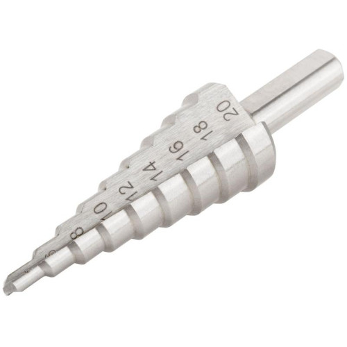 Сверло по мет. ступенчатое FIT HSS 4-20мм (36395)