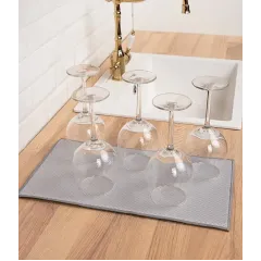 Коврик для сушки посуды Master House серый 24х45 см (630920)