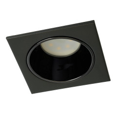 Свет. точ. Feron DL3112 MR16 квадрат черный/черный/хром(51408)