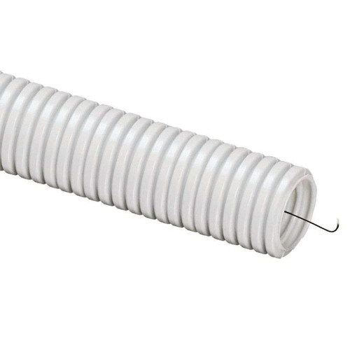 Труба ПВХ гофр. с протяжкой ф 25мм ДКС (50м)(78802)