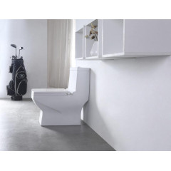 Унитаз-монолит EVA GOLD SM9006А сиденье ПП, с гофрой и гибкой подводкой