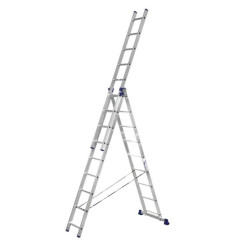 Лестница АЛЮМЕТ трехсекционная 3х 9 (5309)