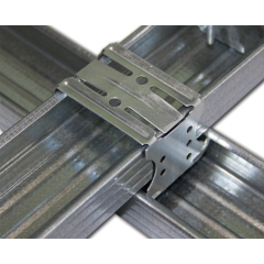 Соединитель профиля Knauf двухуровневый П60*27*0,9 с зажимами