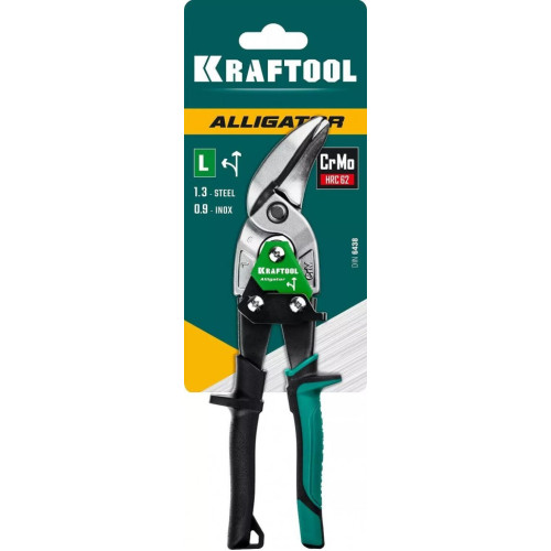 Ножницы по металлу KRAFTOOL левые 250 мм (2328-OL)