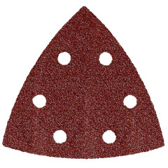 Насадка для резака ПРАКТИКА (240-461) 93мм шлиф.листы  дельта VELCRO 6 отверстий P240