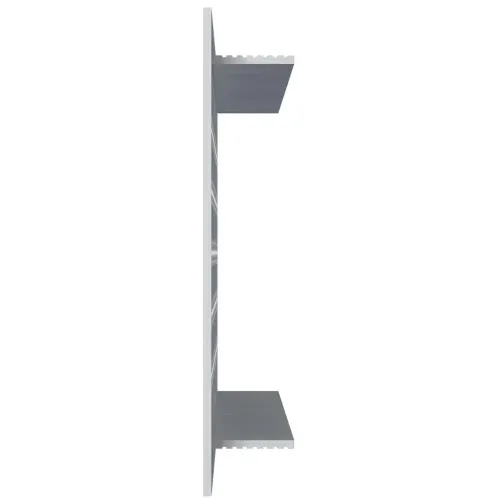 Решетка переточная алюминиевая с анодированным покрытием 4808DP Al Silver