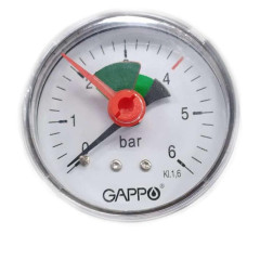 Манометр аксиальный GAPPO ф 1/4