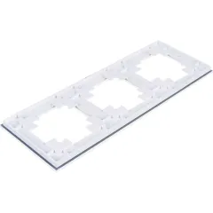 Рамка 3-пост Катрин стекло белый GFR00-7003-01