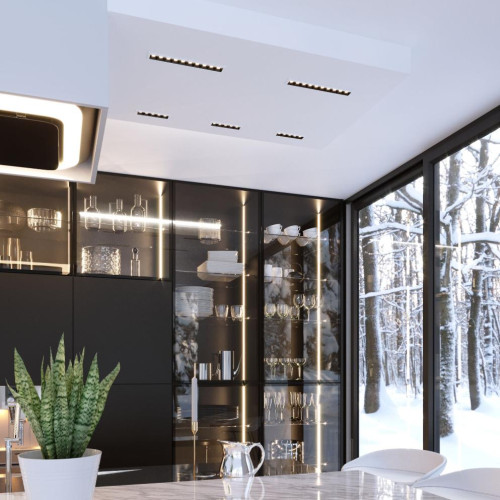 Свет. точ. ES 9922 LED 20W 4200K белый/черный(*1)