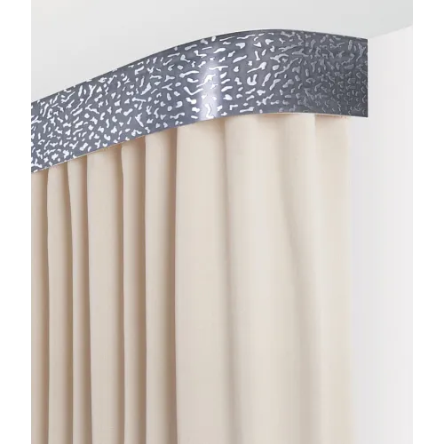 Карниз Ле-Гранд Капелла 2,0м (2ряд) антрацит с поворотами (5)