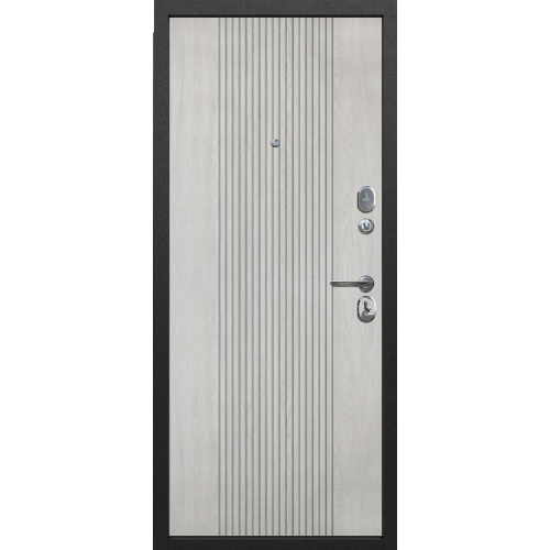 Дверь метал. Nova Серебро/Белый ясень (2050*860, Правая)